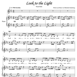 Look to the Light<br>Sheet Music