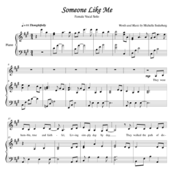 Someone Like Me<br>Sheet Music